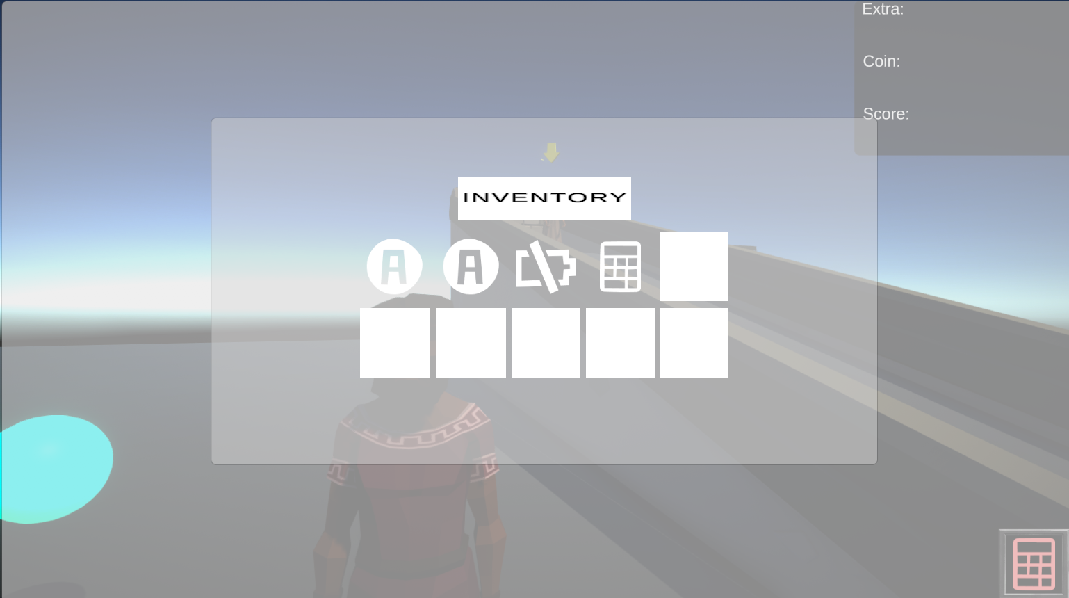 Roman Quest Conquest inventory UI