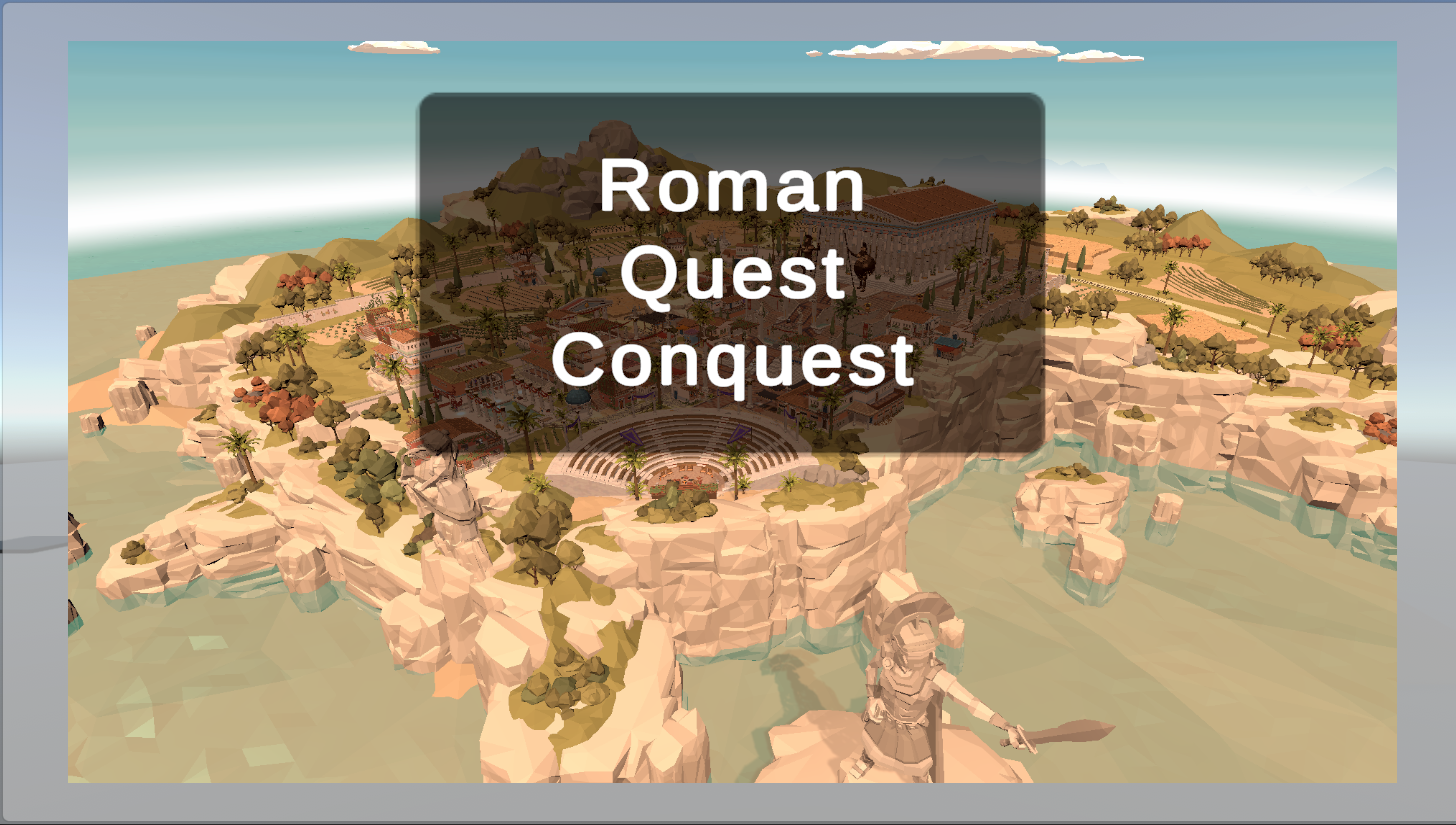 Roman Quest Conquest isometric Roman settlement