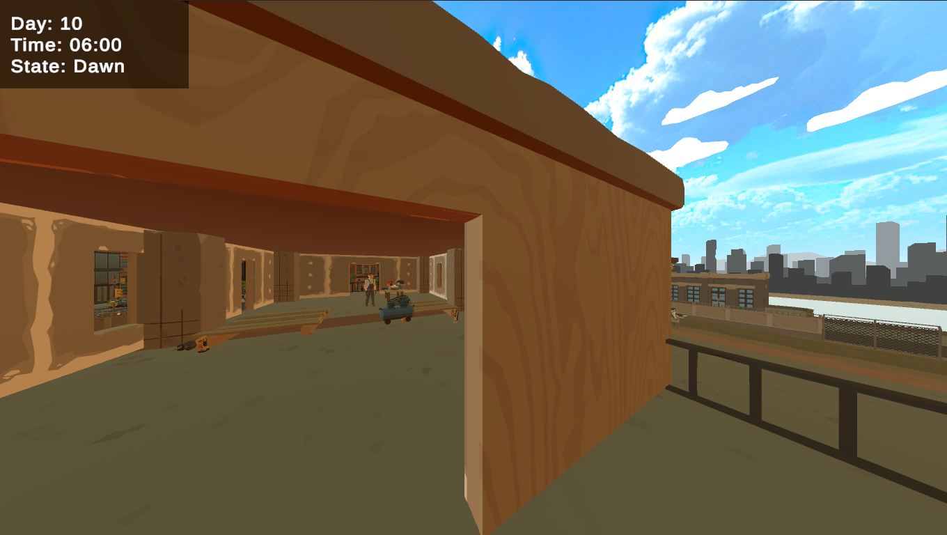 Under Construction GameJam dawn scene