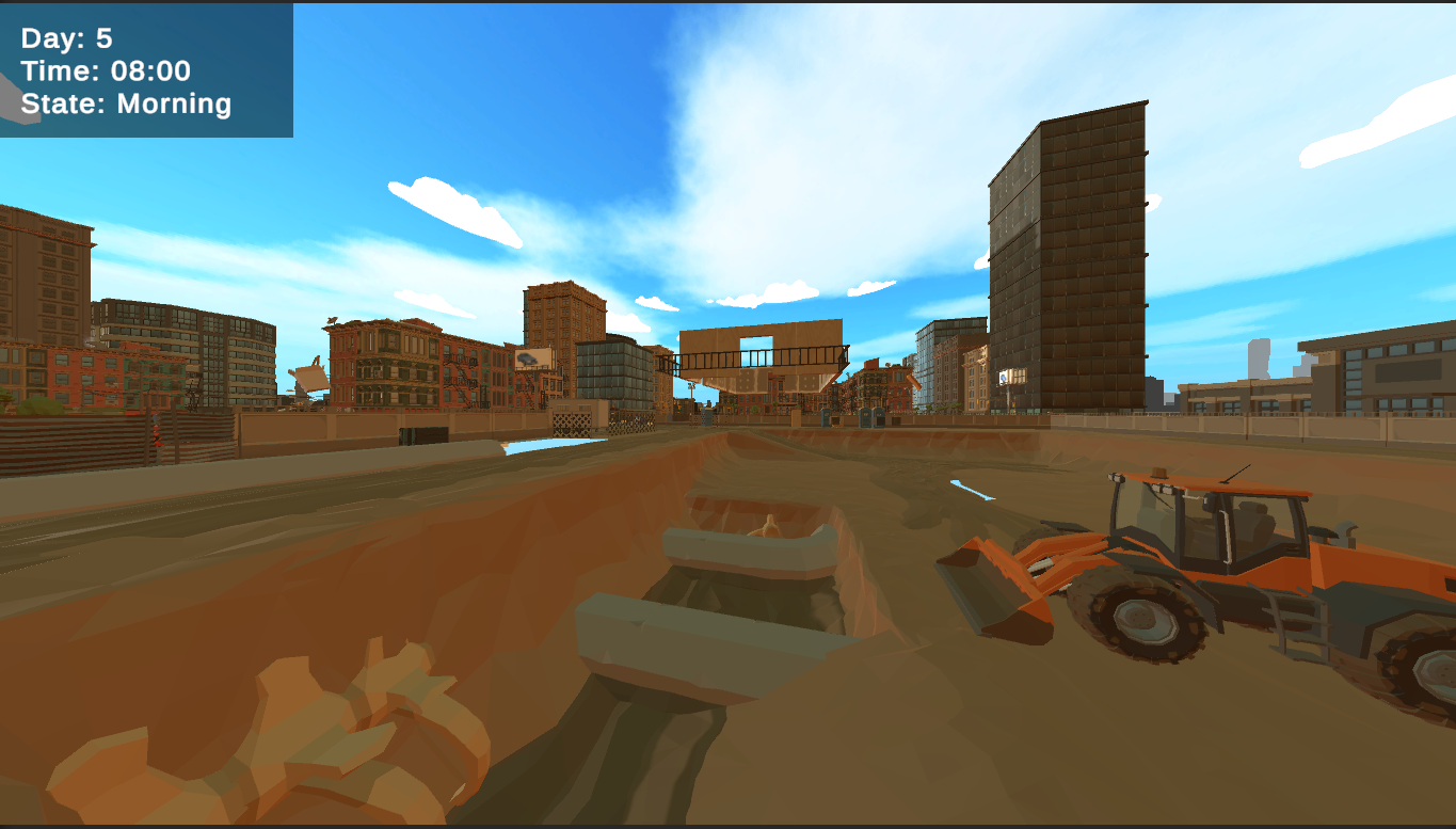 Under Construction GameJam day 5 morning