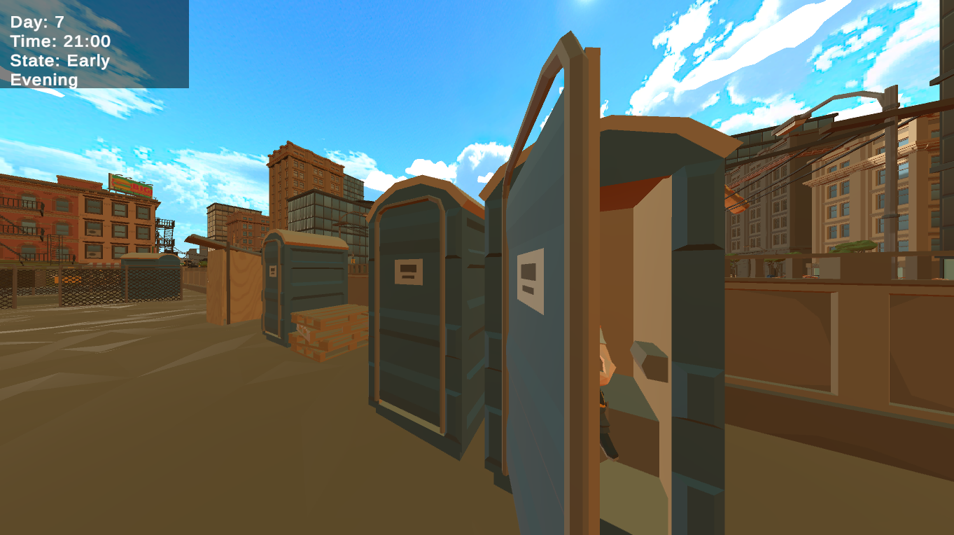 Under Construction GameJam early evening